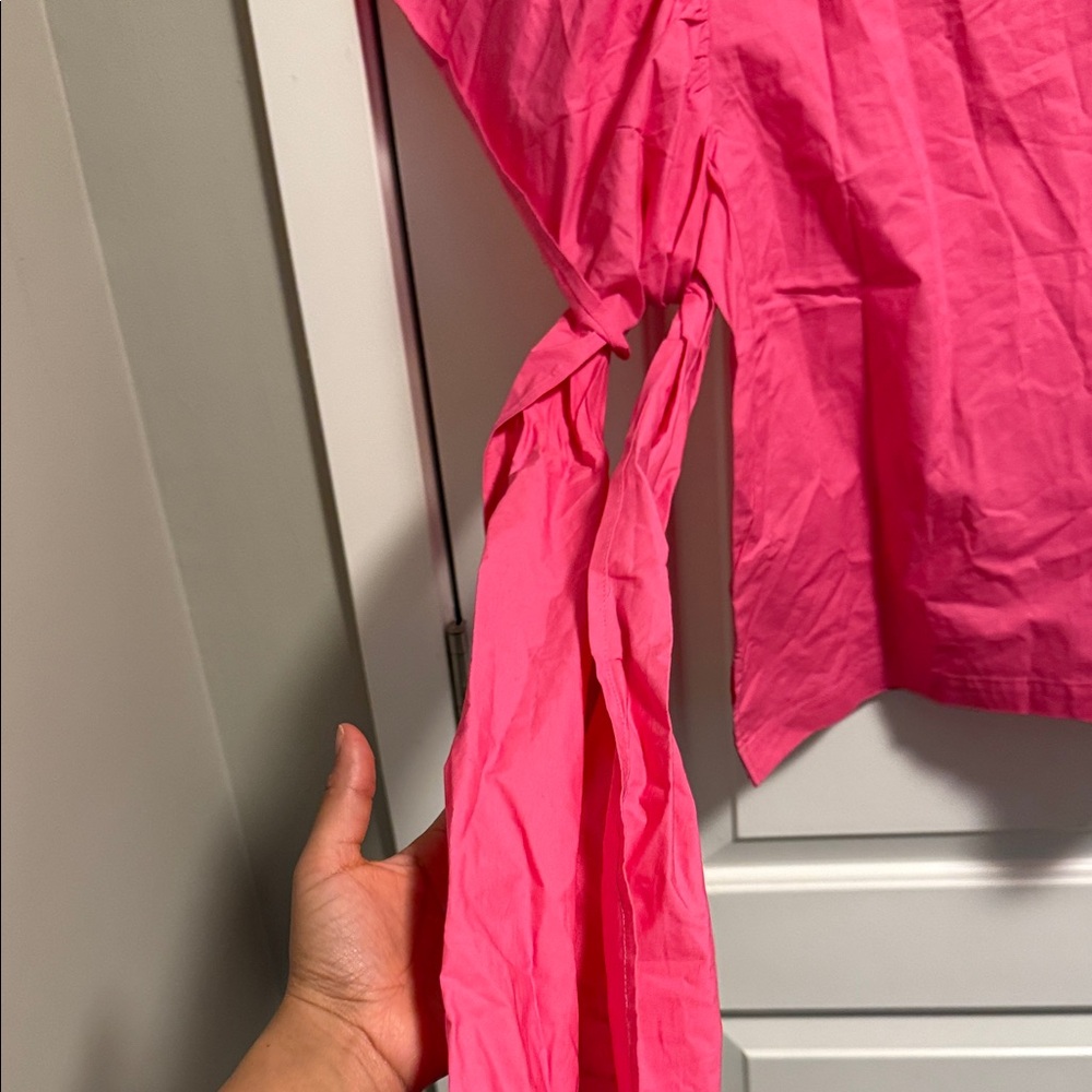 Pink Ruffle Sleeve Top - Picture 5 of 9